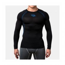 Замовити Компрессионная футболка Peresvit Air Motion Compression Long Sleeve T-Shirt Black Blue (501007-118)