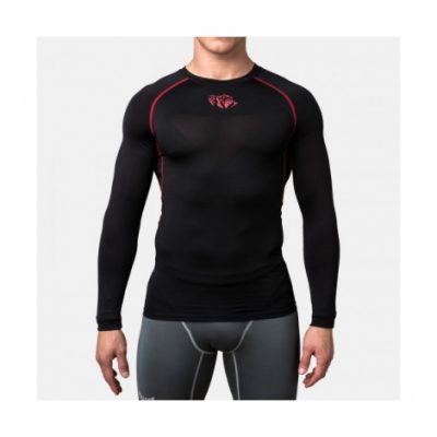 Компрессионная футболка Peresvit Air Motion Compression Long Sleeve T-Shirt Black Red (501007-134)(Р¤РѕС‚Рѕ 1)