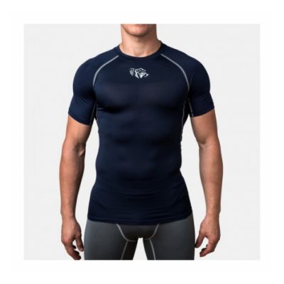 Компрессионная футболка Peresvit Air Motion Compression Short Sleeve T-Shirt Navy Grey (501005-701)(Р¤РѕС‚Рѕ 1)