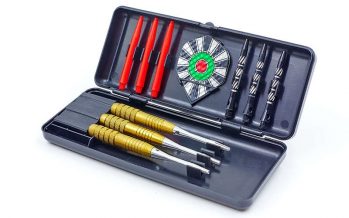 Замовити Дротики для игры в дартс цилиндрические BL-3100 Baili (латунь,вес 20гр,3шт.,+6хвост,+3опер, футляр)