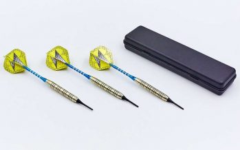 Замовити Дротики для игры в дартс цилиндрические BL-3501 Baili (сталь,вес 18гр,3шт.,+3хвост,+6опер, футляр)