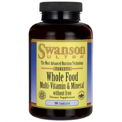 Мультивитамины Swanson Ultra Whole Food Multi-Vitamin & Mineral without Iron 90 Tabs(Р¤РѕС‚Рѕ 1)