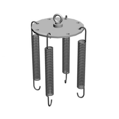 УЗЕЛ КРЕПЛЕНИЯ НА 4 ПРУЖИНАХ К БОКСЁРСКОМУ МЕШКУ (Р¤РѕС‚Рѕ 1)