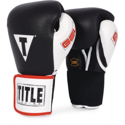 Перчатки боксерские TITLE Gel World Elastic Training Gloves (GTWGE)(Р¤РѕС‚Рѕ 1)