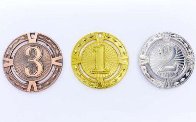 Медаль спортивная без ленты RAY d-6,5см C-6409 1-золото, 2-серебро, 3-бронза (металл, d-6,5см, 38g)(Фото 1)