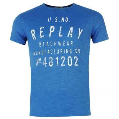 Футболка Replay Beachwear T Shirt Mens 599858-92(Р¤РѕС‚Рѕ 1)