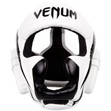 Шлем Venum Elite Headgear White Black (VENUM-0987-WB)(Р¤РѕС‚Рѕ 1)