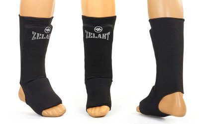 Защита для ног (голень+стопа) Х-б+эластан (р-р XXS-XL, черный)(Фото 1)