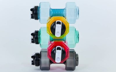 Бутылка для воды спортивная BIG DUMBBELL FI-7154 мл (2200мл, PE, цвета в ассортименте)(Фото 6)