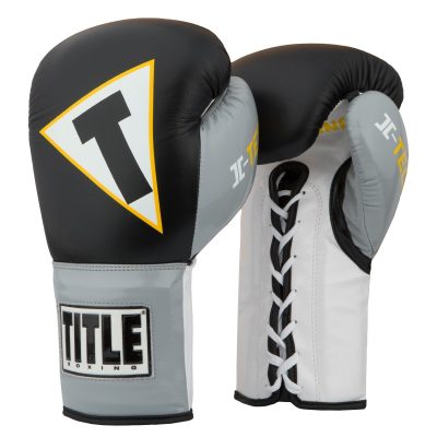 Перчатки боксерские на шнуровке Title Icon I-Tech Lace Training Gloves(Р¤РѕС‚Рѕ 1)