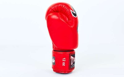 Перчатки боксерские кожаные на липучке TWINS FBGVL3-25-RD(Р¤РѕС‚Рѕ 2)