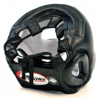 Шлем боксерский с полной защитой Кожа TWINS (HGL-3)(Р¤РѕС‚Рѕ 2)