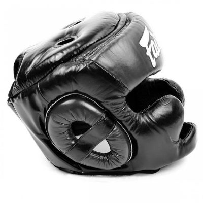 Боксерcкий шлем Fairtex Full Pprotection HG13 (Black)(Р¤РѕС‚Рѕ 2)