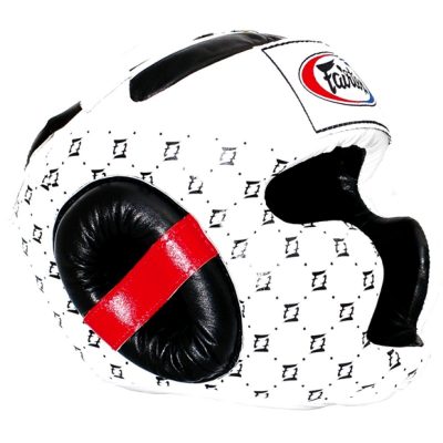 Шлем Fairtex NEW Super Sparring HG10 Черный/Белый(Р¤РѕС‚Рѕ 3)