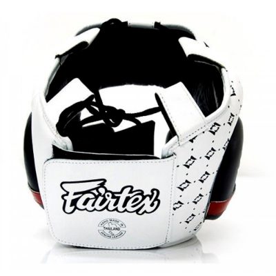 Шлем Fairtex NEW Super Sparring HG10 Черный/Белый(Р¤РѕС‚Рѕ 4)