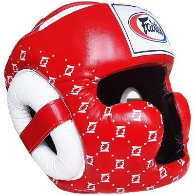 Шлем Fairtex HG10 Super Sparring Headguard Red(Р¤РѕС‚Рѕ 1)