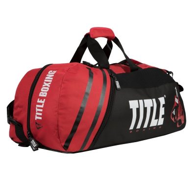 Сумка/Рюкзак TITLE World Champion Sport Bag/Back Pack 2.0 Чёрно-красная(Р¤РѕС‚Рѕ 2)