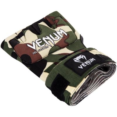 Накладки гелевые бинты Venum Gel Kontact Glove Wraps Forest Camo(Фото 3)