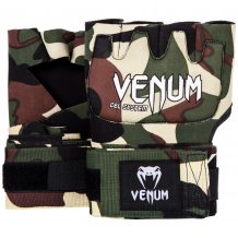Замовити Накладки гелевые бинты Venum Gel Kontact Glove Wraps Forest Camo