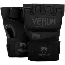 Замовити Накладки гелевые бинты Venum Gel Kontact Glove Wraps Matte Black