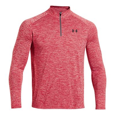 Футболка Mens Red Under Armour Tech Quarter Zip Top(Р¤РѕС‚Рѕ 2)