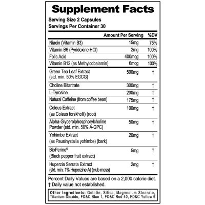 Капсулы для сжигания жира EVLution Nutrition, Trans4orm, 60 Таблеток(Р¤РѕС‚Рѕ 4)
