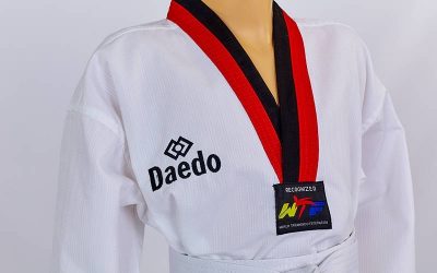 Добок кимоно для тхэквондо MOOTO ITF CO-5518 (на рост 110-160см)(Р¤РѕС‚Рѕ 4)