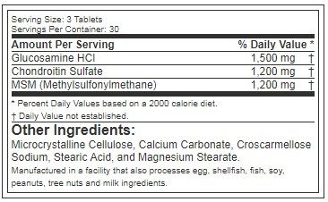 Глюкозамин хондроитин МСМ 90 Таблеток(Р¤РѕС‚Рѕ 2)