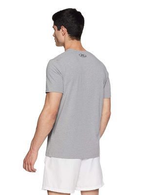Футболка Under Armour Men's Glitch Logo Steel Light Heather(Р¤РѕС‚Рѕ 2)