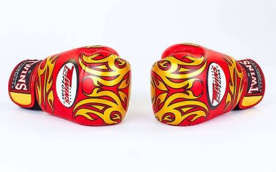 Перчатки боксерские TWINS FBGVL-31-RD Красный/Золото(Р¤РѕС‚Рѕ 3)