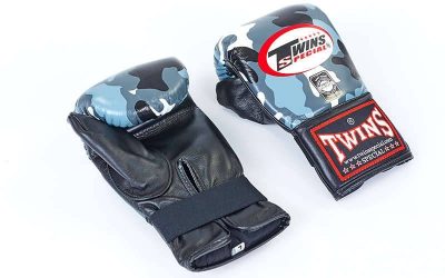 Снарядные перчатки кожаные TWINS FTBGL1F-AR размер M-XL камуфляж серый(Р¤РѕС‚Рѕ 4)
