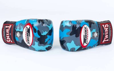 Снарядные перчатки кожаные TWINS FTBGL1F-AR размер M-XL камуфляж синий(Р¤РѕС‚Рѕ 3)