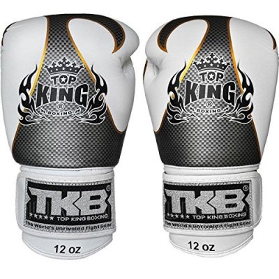 Перчатки боксерские Top King Empower Creativity TKBGEM-01 Бел/Карб/Серебро(Р¤РѕС‚Рѕ 2)