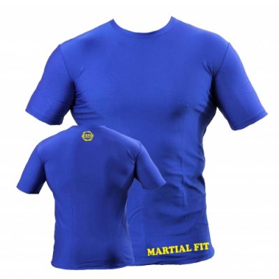 Футболка компрессионная BERSERK тренировочная MARTIAL FIT blu (FC0011BLU)(Р¤РѕС‚Рѕ 1)