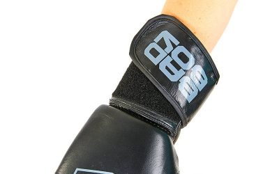 Перчатки боксерские кожаные на липучке BAD BOY STRIKE VL-6615-BK (р-р 10-14oz, черный)(Р¤РѕС‚Рѕ 3)