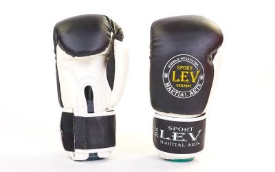 Перчатки боксерские Стрейч на липучке Лев UR LV-4280 ТОП (р-р 10-12oz, цвета в ассортименте)(Фото 3)