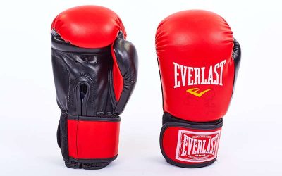 Перчатки боксерские Стрейч на липучке ELAST UR LV-5376 (р-р 8-12oz, цвета в ассортимете)(Р¤РѕС‚Рѕ 1)