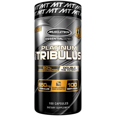 MuscleTech Essential Series Tribulus, Трибулус Платинум, 100 капсул(Р¤РѕС‚Рѕ 1)