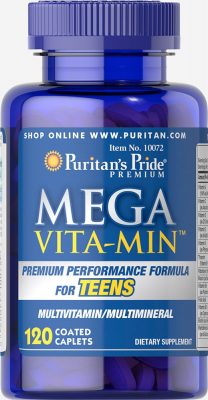 Мультивитаминный комплекс для подростков Puritan's Pride Mega-Vitamin(Р¤РѕС‚Рѕ 1)