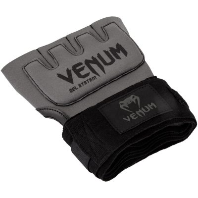 Накладки гелевые бинты Venum Gel Kontact Glove Wraps Gray/Black(Р¤РѕС‚Рѕ 4)