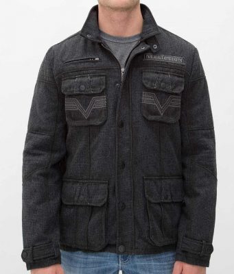 Куртка Affliction black revolt coat - NWT removable hood & zipper placket(Р¤РѕС‚Рѕ 3)