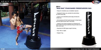 Напольный боксерский мешок Fairtex Max Bag HB14 Black(Р¤РѕС‚Рѕ 2)