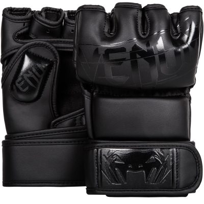 Перчатки Venum Undisputed 2.0 MMA Gloves - Skintex Leather - Mate Black (V-Undisputed 2.0-MB)(Р¤РѕС‚Рѕ 1)