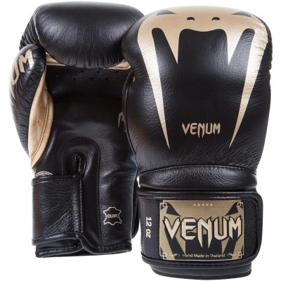Боксерские перчатки Venum Giant 3.0 Boxing Gloves Черный/Золото(Р¤РѕС‚Рѕ 1)