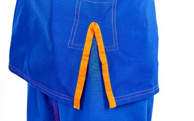 Кимоно для джиу джитсу синее VELO VL-6651 (хлопок, р-р 1-7 (140-200см), плотность 350г на м2, пояс в комплект не входит)(Р¤РѕС‚Рѕ 4)