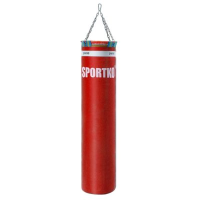 Боксерский мешок Sportko высота 150см диаметр 35см вес 65кг с цепями арт.МП-05(Р¤РѕС‚Рѕ 3)