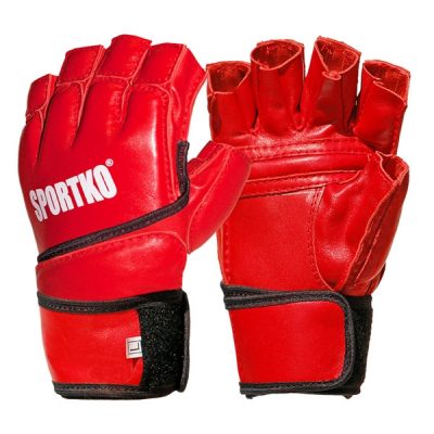 Перчатки с открытыми пальцами Sportko арт. ПК-4(Фото 2)