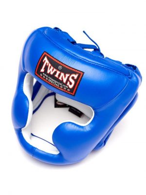 Шлем боксерский с полной защитой Кожа TWINS (HGL-3)(Р¤РѕС‚Рѕ 4)