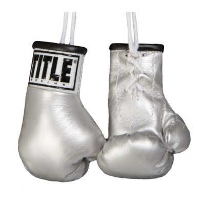 Брелок Перчатки боксерские Title 5” Mini Boxing Gloves Серебро(Р¤РѕС‚Рѕ 1)