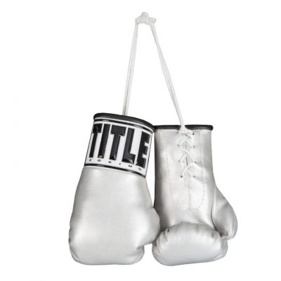 Брелок Перчатки боксерские Title 5” Mini Boxing Gloves Серебро(Р¤РѕС‚Рѕ 2)